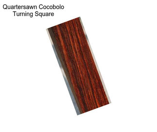 Quartersawn Cocobolo Turning Square