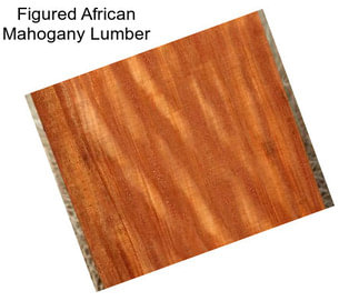 Figured African Mahogany Lumber