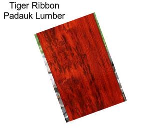 Tiger Ribbon Padauk Lumber