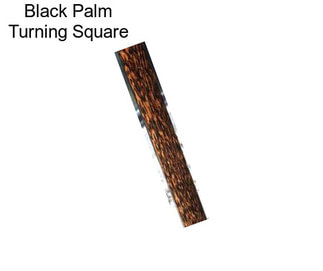 Black Palm Turning Square