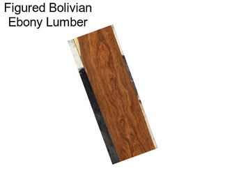 Figured Bolivian Ebony Lumber