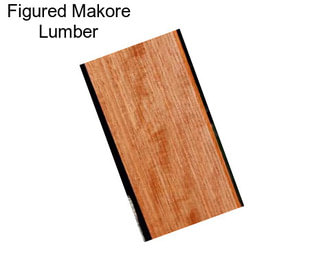 Figured Makore Lumber