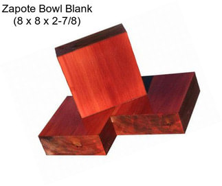 Zapote Bowl Blank (8 x 8 x 2-7/8)