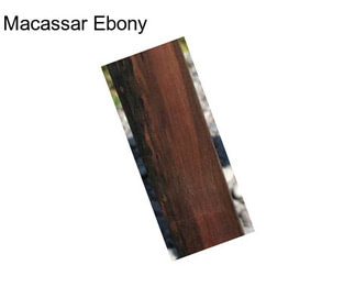 Macassar Ebony