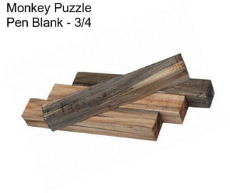 Monkey Puzzle Pen Blank - 3/4\