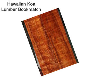 Hawaiian Koa Lumber Bookmatch