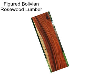 Figured Bolivian Rosewood Lumber