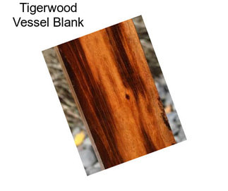 Tigerwood Vessel Blank