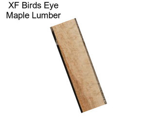 XF Birds Eye Maple Lumber