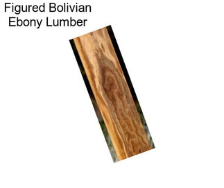 Figured Bolivian Ebony Lumber