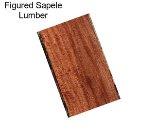 Figured Sapele Lumber