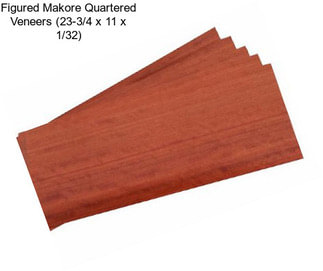 Figured Makore Quartered Veneers (23-3/4\