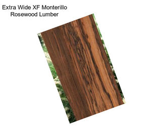 Extra Wide XF Monterillo Rosewood Lumber