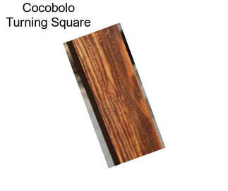 Cocobolo Turning Square