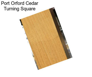 Port Orford Cedar Turning Square