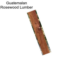 Guatemalan Rosewood Lumber