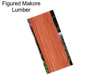 Figured Makore Lumber