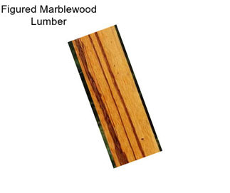 Figured Marblewood Lumber