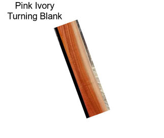 Pink Ivory Turning Blank