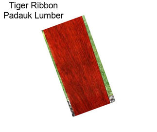 Tiger Ribbon Padauk Lumber