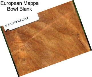 European Mappa Bowl Blank