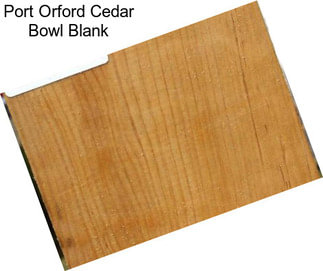 Port Orford Cedar Bowl Blank