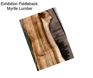 Exhibition Fiddleback  Myrtle Lumber