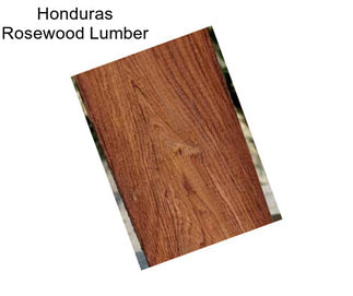 Honduras Rosewood Lumber