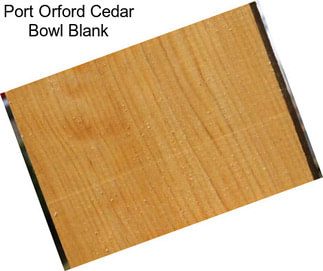 Port Orford Cedar Bowl Blank