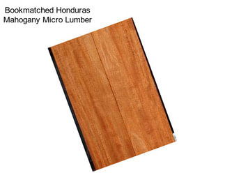 Bookmatched Honduras Mahogany Micro Lumber