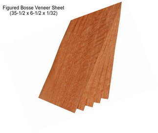 Figured Bosse Veneer Sheet (35-1/2\