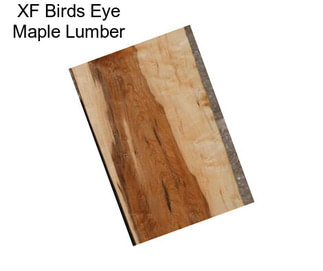 XF Birds Eye Maple Lumber