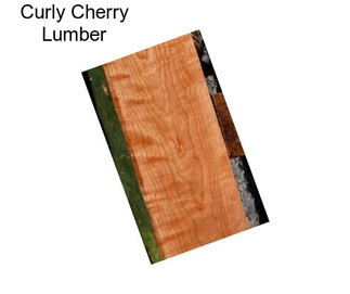 Curly Cherry Lumber