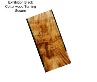 Exhibition Black Cottonwood Turning Square