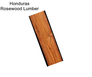 Honduras Rosewood Lumber