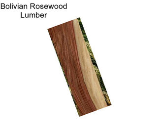 Bolivian Rosewood Lumber