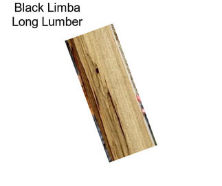 Black Limba Long Lumber