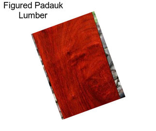 Figured Padauk Lumber