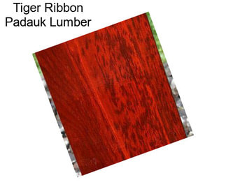 Tiger Ribbon Padauk Lumber