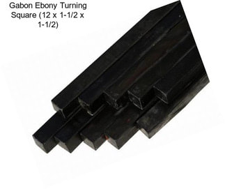 Gabon Ebony Turning Square (12\