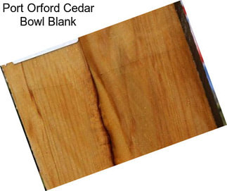 Port Orford Cedar Bowl Blank