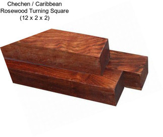 Chechen / Caribbean Rosewood Turning Square (12\