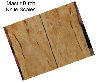 Masur Birch Knife Scales