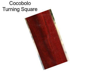 Cocobolo Turning Square