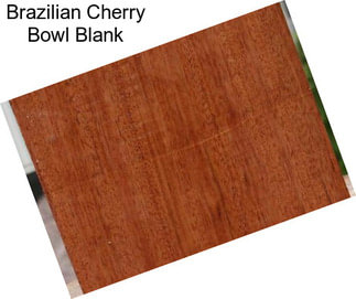 Brazilian Cherry Bowl Blank