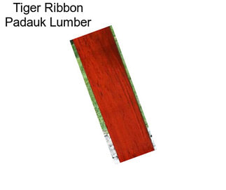 Tiger Ribbon Padauk Lumber