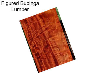 Figured Bubinga Lumber