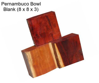 Pernambuco Bowl Blank (8\