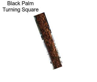 Black Palm Turning Square