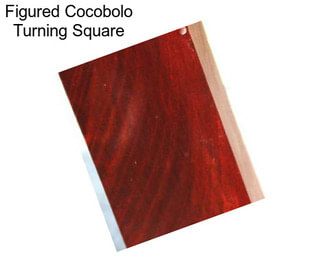 Figured Cocobolo Turning Square